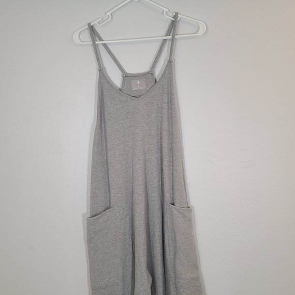 Free People Hotshot Onesie Jumpsuit Heather Gray Size Medium - Picture 5 of 11